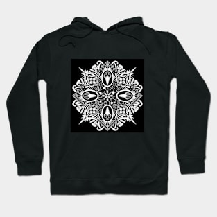 Plague Mask and Herbs in Symmetry - Sunweaver Hoodie